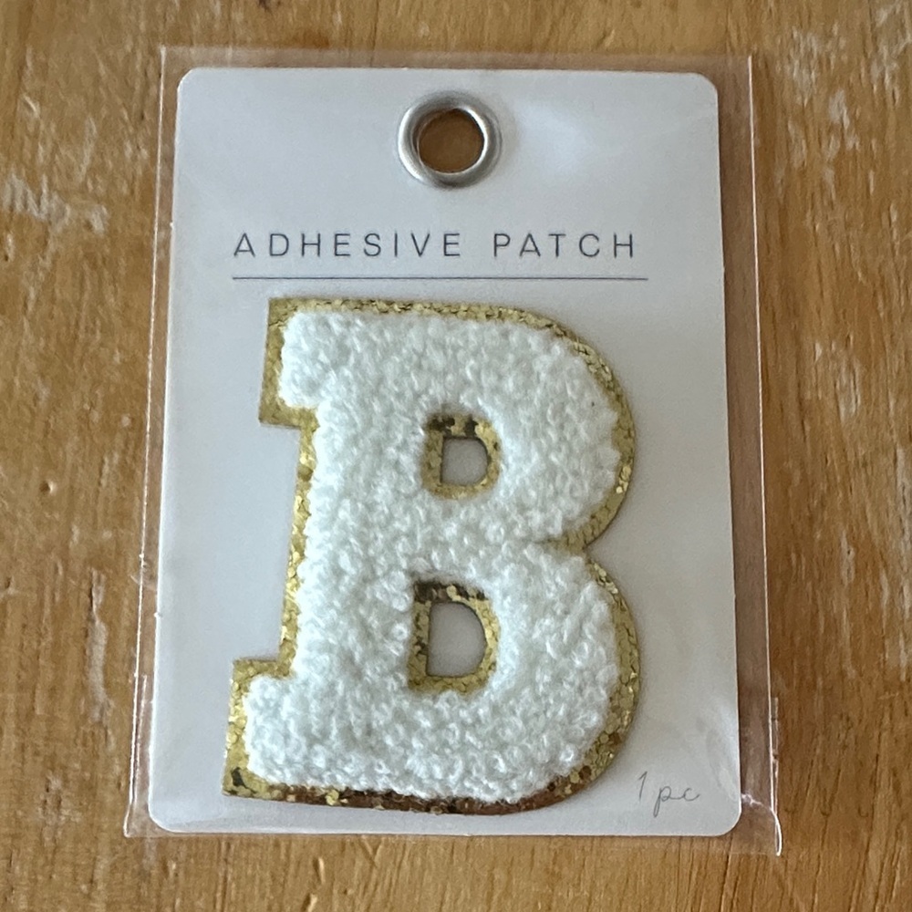 Beta—White and Gold Adhesive Patch